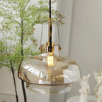 Aurelin Lampe Pendante Élégante Verre Ambre - Neutralighting