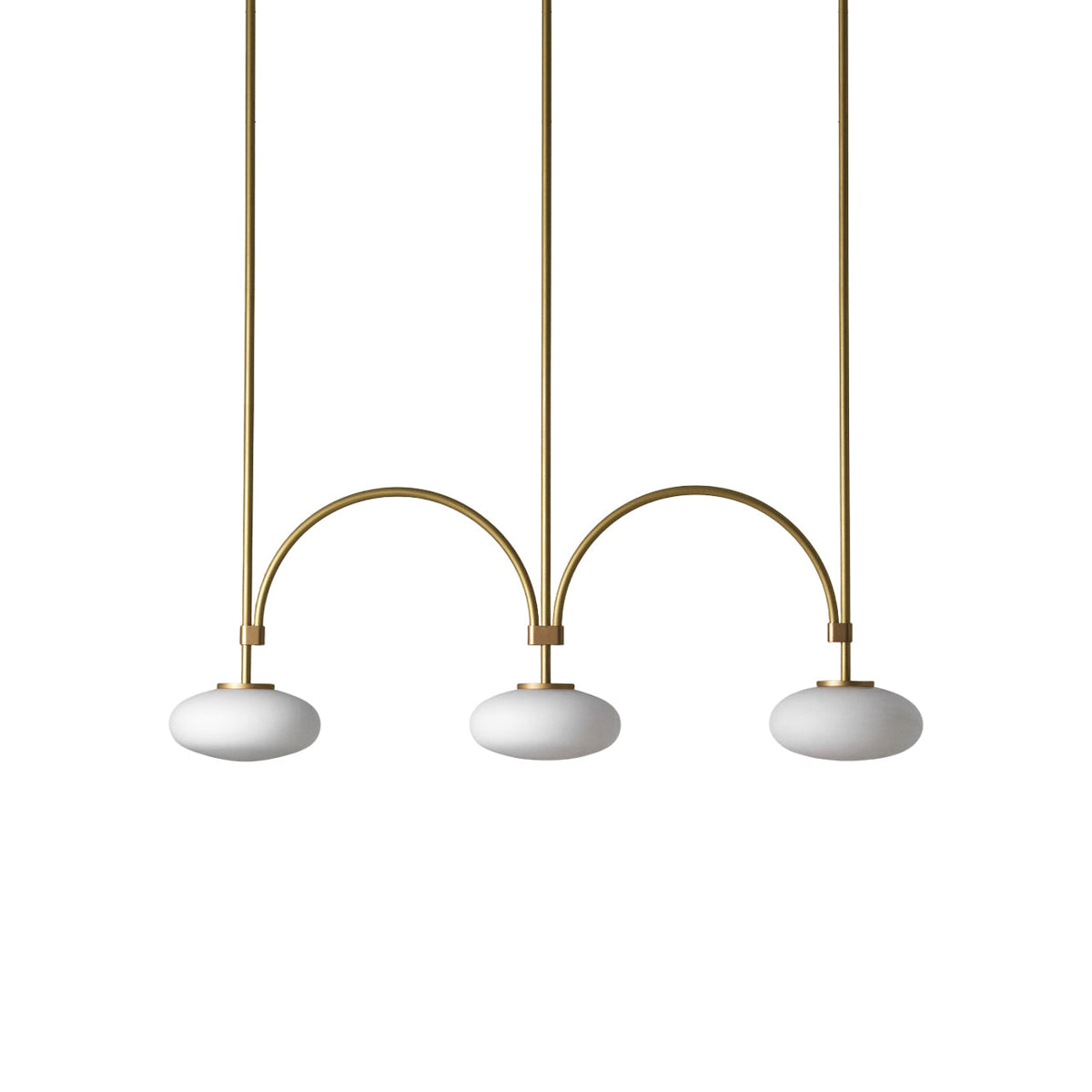 Lythean Suspension Linéaire Laiton Verre Minimaliste Moderne - Neutralighting