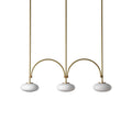 Lythean Suspension Linéaire Laiton Verre Minimaliste Moderne - Neutralighting
