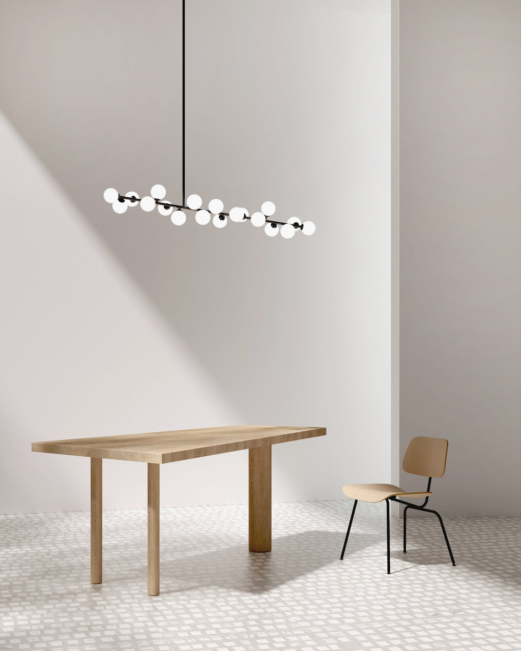 Eshair Lustre Laiton Verre Minimaliste Moderne - Neutralighting
