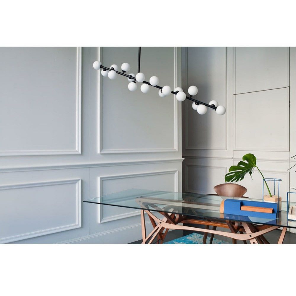 Eshair Lustre Laiton Verre Minimaliste Moderne - Neutralighting