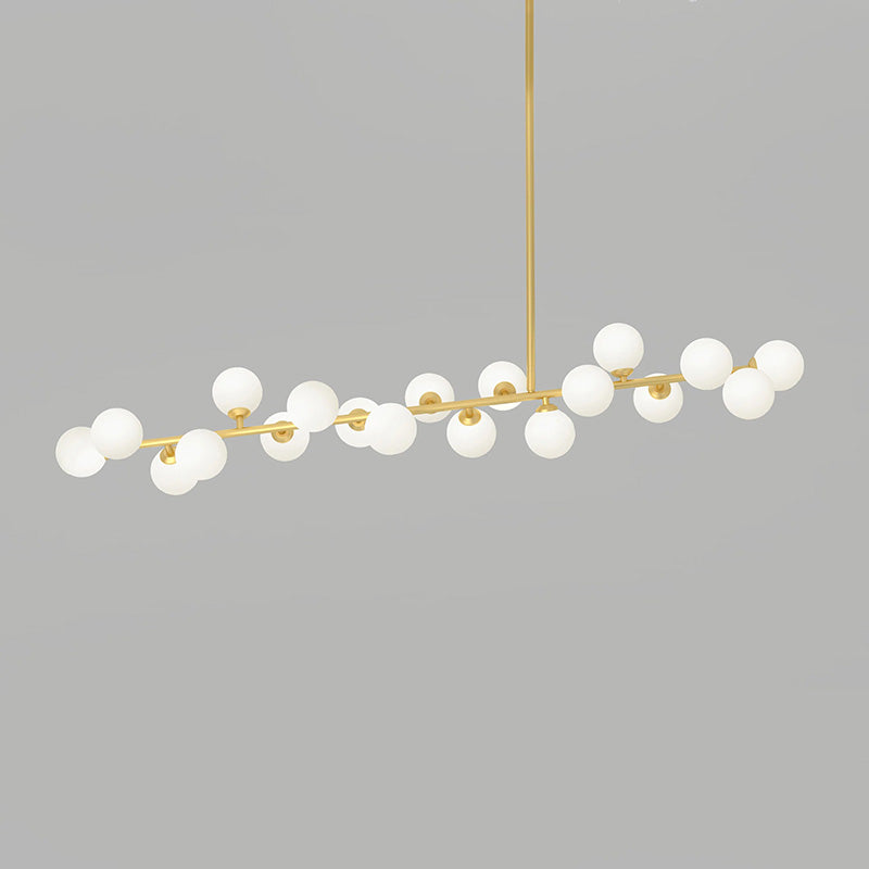 Eshair Lustre Laiton Verre Minimaliste Moderne - Neutralighting