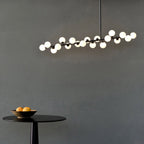 Eshair Lustre Laiton Verre Minimaliste Moderne - Neutralighting