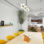 Eshair Lustre Laiton Verre Minimaliste Moderne - Neutralighting