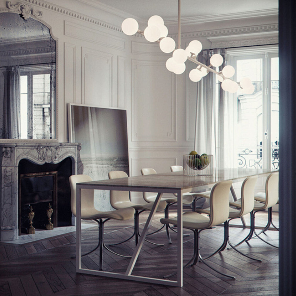 Eshair Lustre Laiton Verre Minimaliste Moderne - Neutralighting