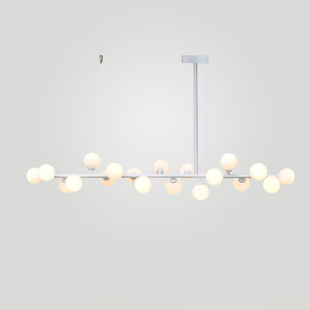 Lumiray Suspension Linéaire Noire Globe - Neutralighting