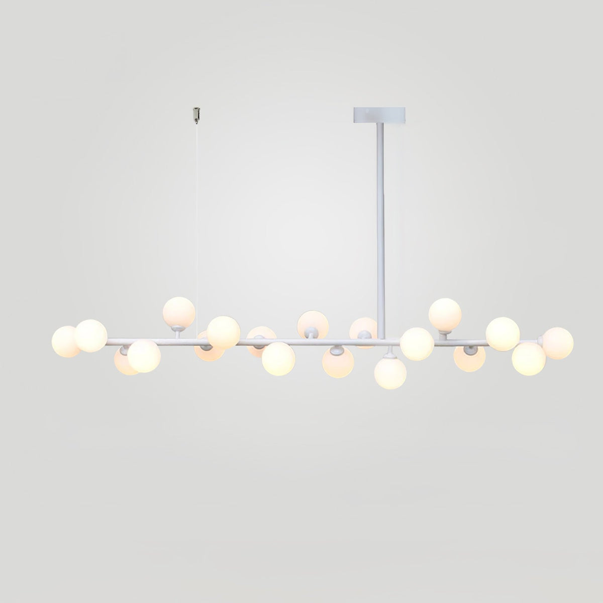 Lumiray Suspension Linéaire Noire Globe - Neutralighting