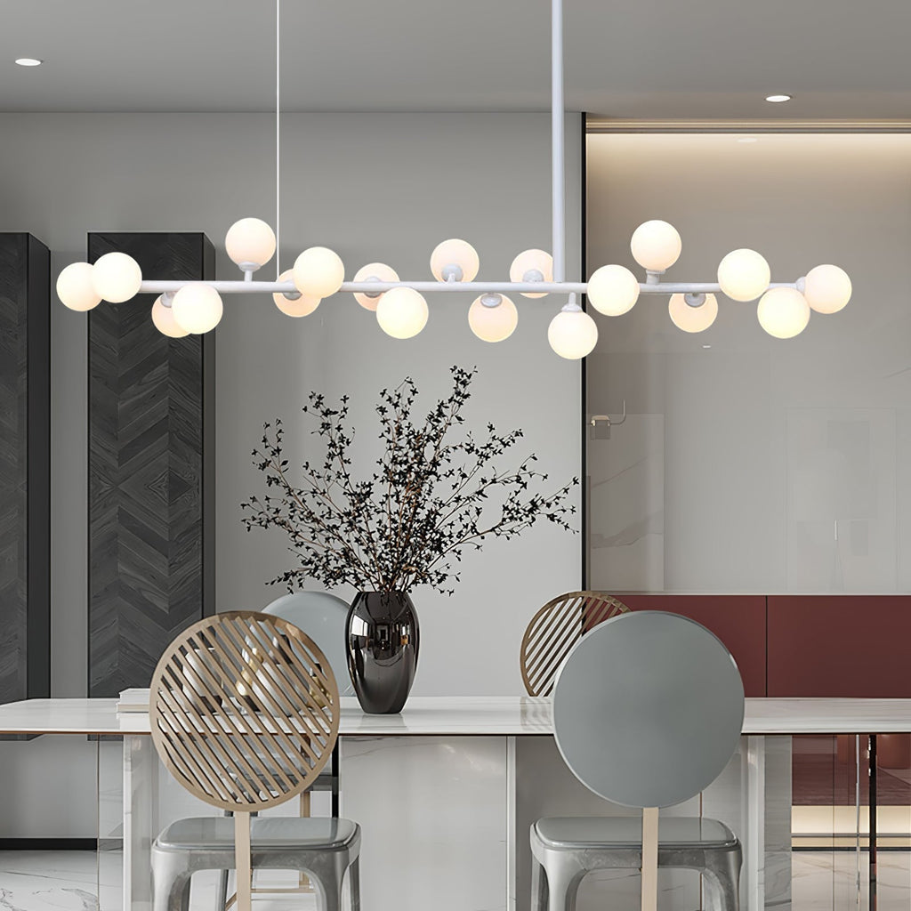 Lumiray Suspension Linéaire Noire Globe - Neutralighting