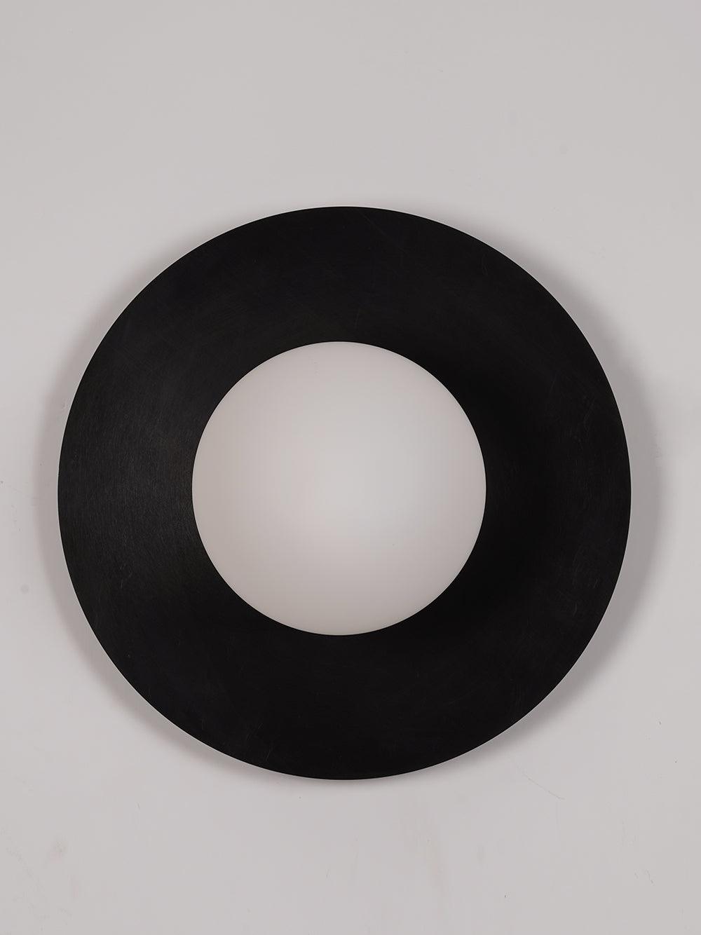 Godfrey Applique Murale Ronde Art Minimaliste en Laiton et Verre - Neutralighting