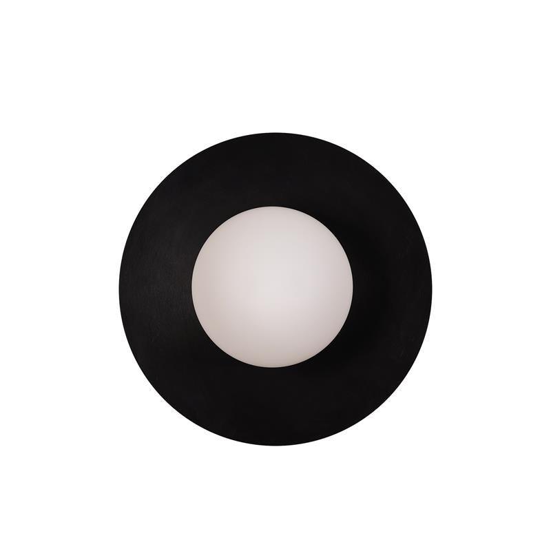 Godfrey Applique Murale Ronde Art Minimaliste en Laiton et Verre - Neutralighting