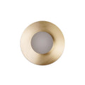 Godfrey Applique Murale Ronde Art Minimaliste en Laiton et Verre - Neutralighting