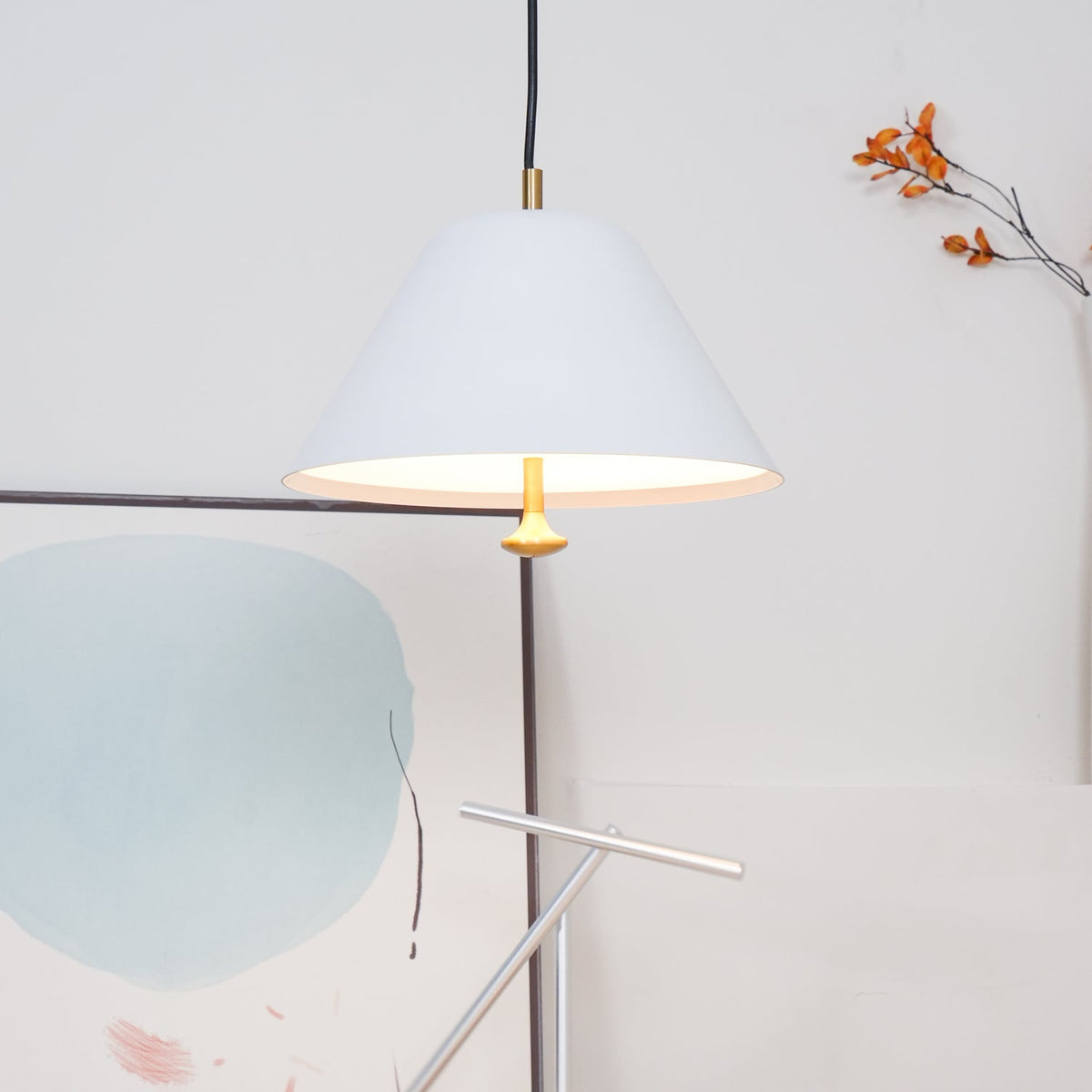 Solara Suspension en Verre Cloche Laiton Minimaliste - Neutralighting
