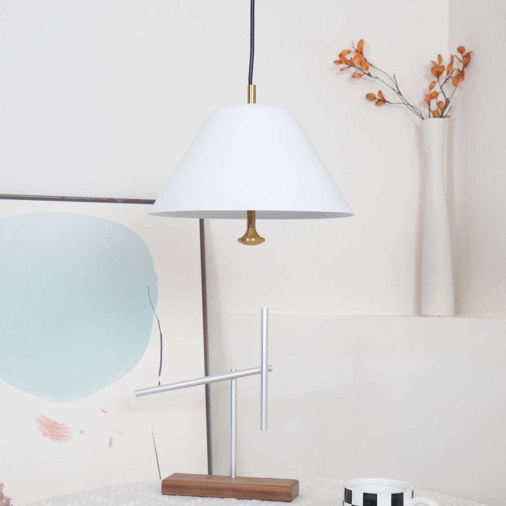 Solara Suspension en Verre Cloche Laiton Minimaliste - Neutralighting