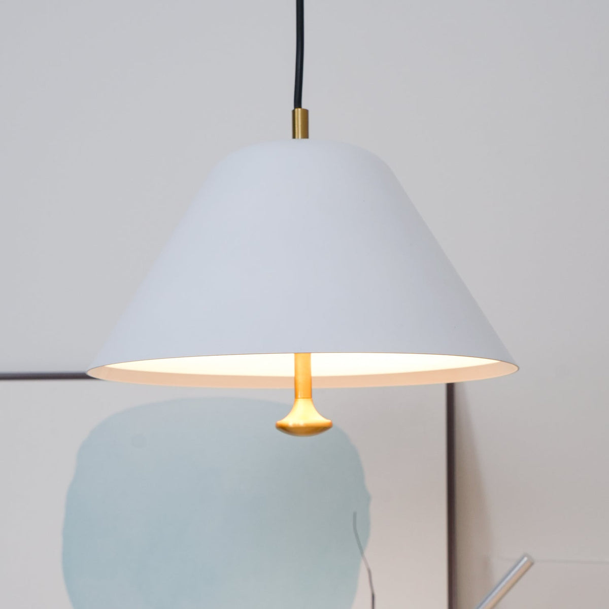 Solara Suspension en Verre Cloche Laiton Minimaliste - Neutralighting