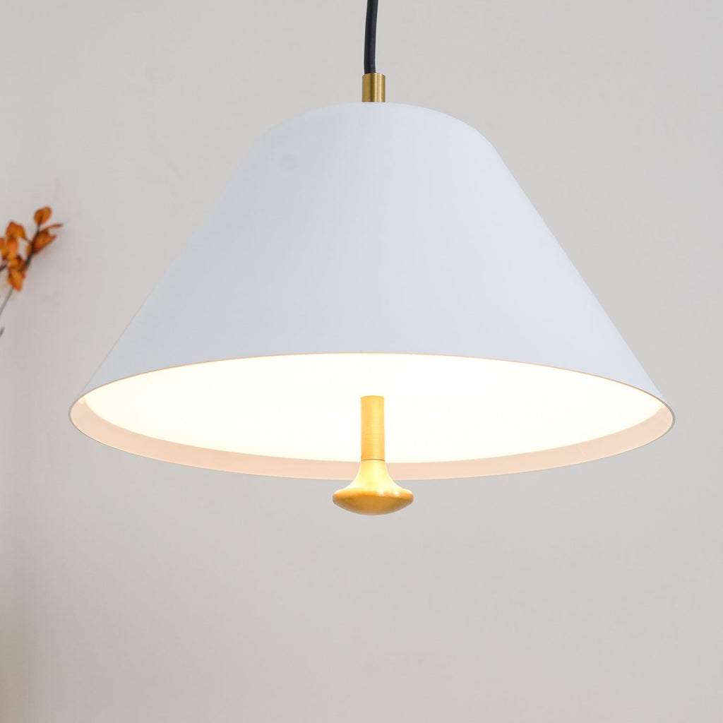 Solara Suspension en Verre Cloche Laiton Minimaliste - Neutralighting