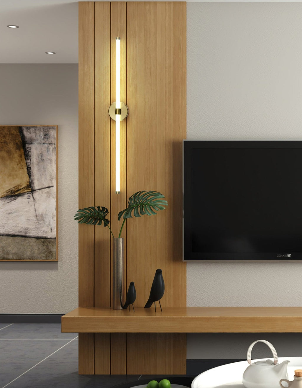Cithayra Applique Murale Verticale Minimaliste - Neutralighting