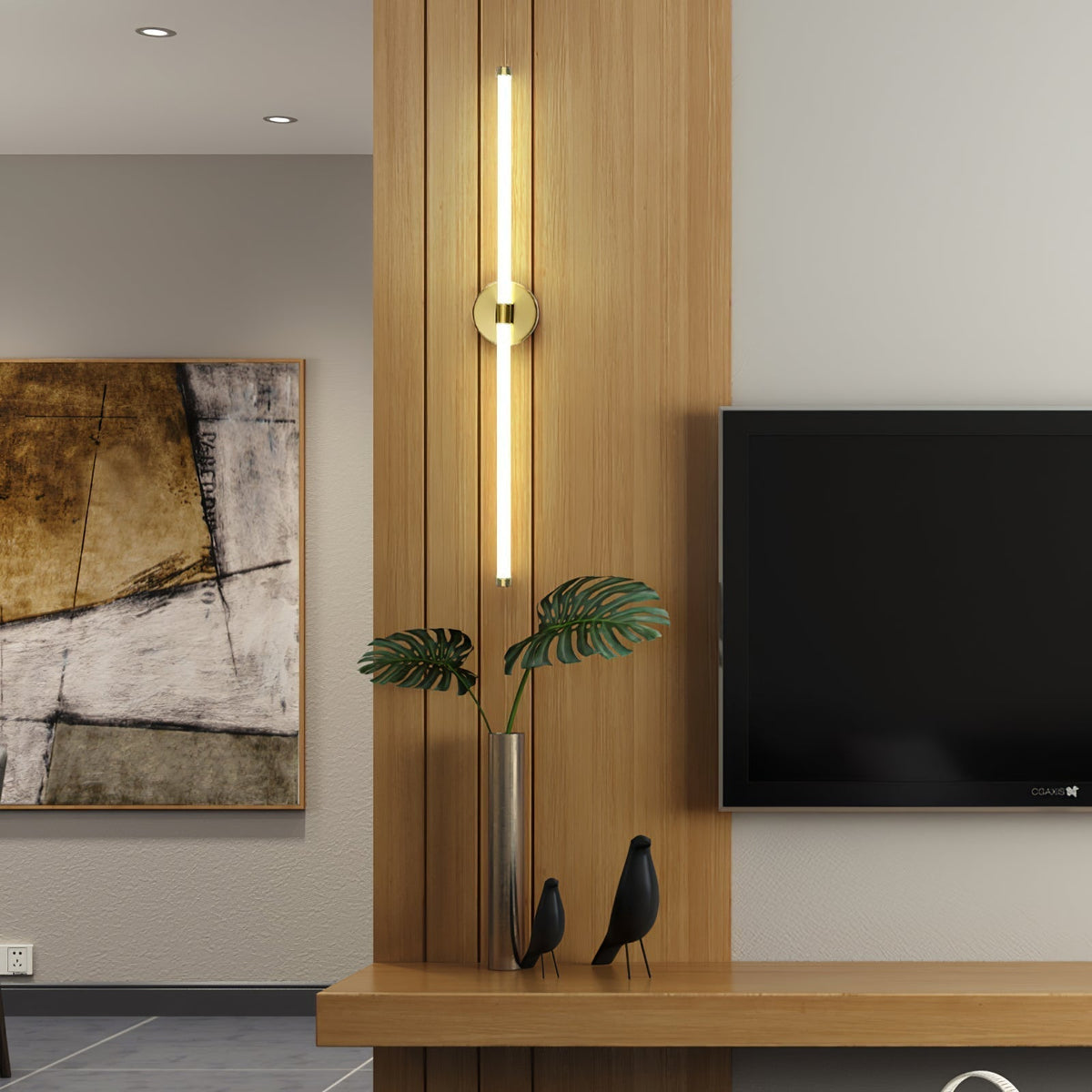 Cithayra Applique Murale Verticale Minimaliste - Neutralighting