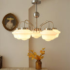 Curinel Chandelier Verre Chrome Vintage - Neutralighting