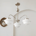 Curinel Chandelier Verre Chrome Vintage - Neutralighting
