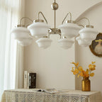 Curinel Chandelier Verre Chrome Vintage - Neutralighting