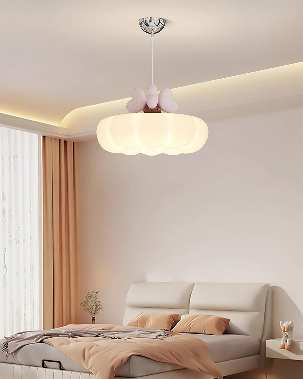 Minnie Lampe Suspendue Abat-jour Coquille en Forme de Cœur - Neutralighting