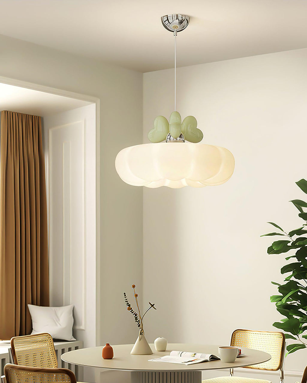 Minnie Lampe Suspendue Abat-jour Coquille en Forme de Cœur - Neutralighting