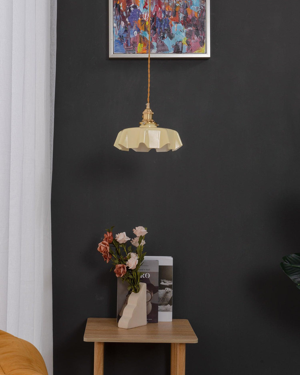 Lustra Lampe Pendante Fleur Française pour Salle à Manger - Neutralighting