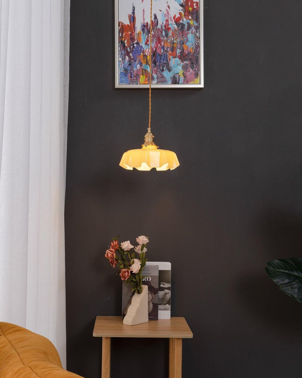 Lustra Lampe Pendante Fleur Française pour Salle à Manger - Neutralighting