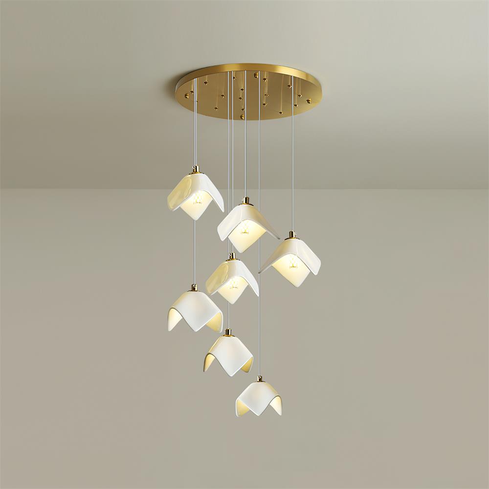 Mira Lustre Sculpture Florale Bloom - Neutralighting