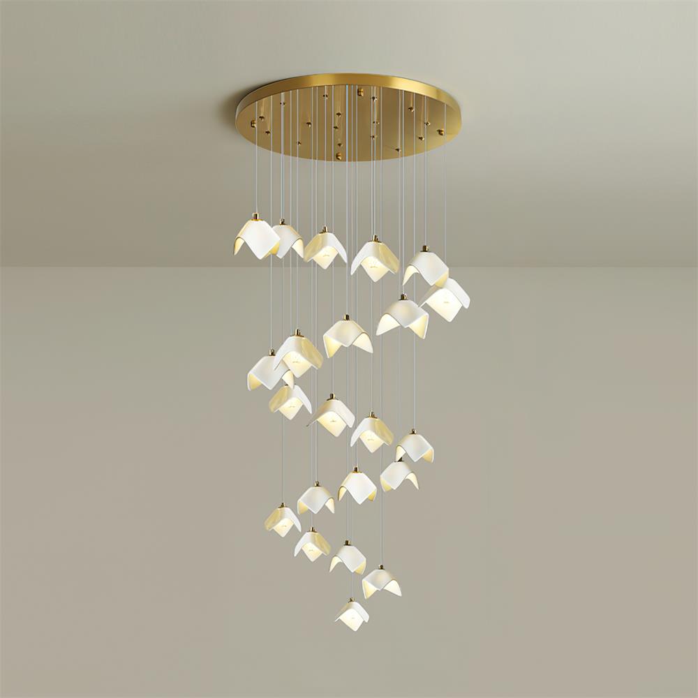 Mira Lustre Sculpture Florale Bloom - Neutralighting