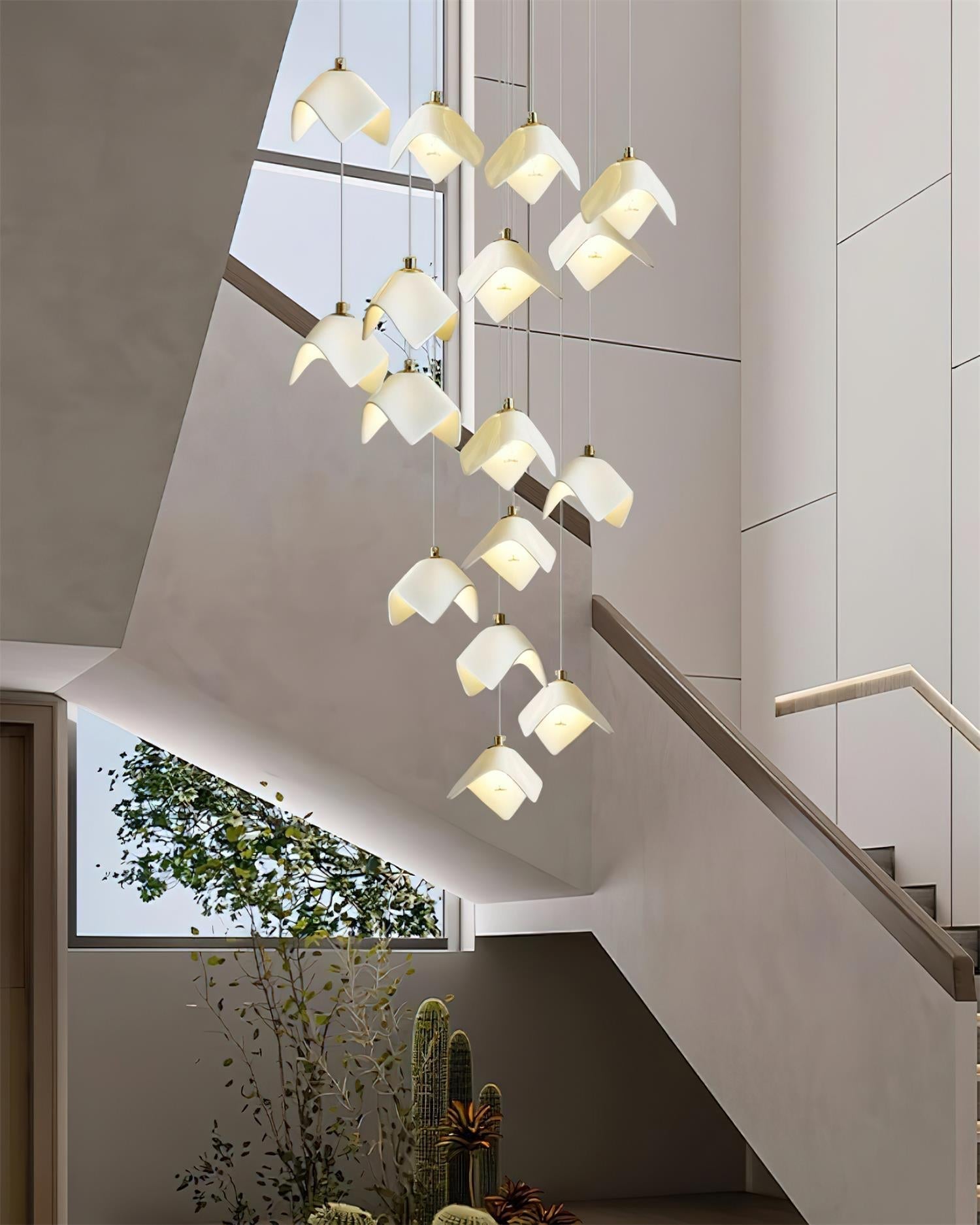 Mira Lustre Sculpture Florale Bloom - Neutralighting