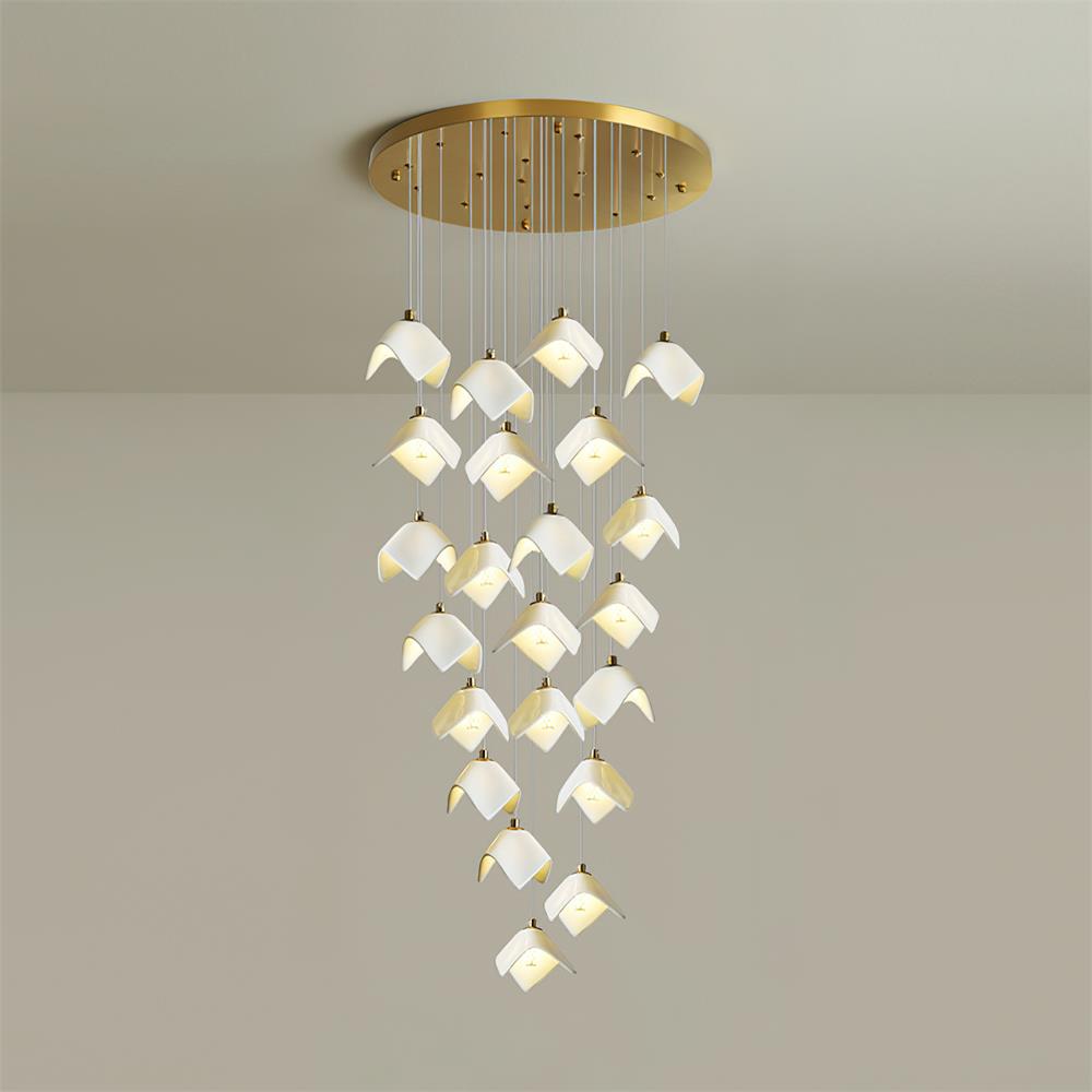 Mira Lustre Sculpture Florale Bloom - Neutralighting