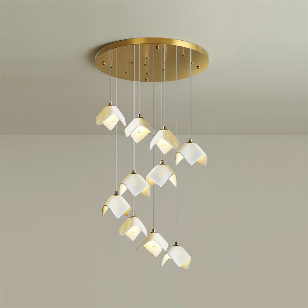 Mira Lustre Sculpture Florale Bloom - Neutralighting