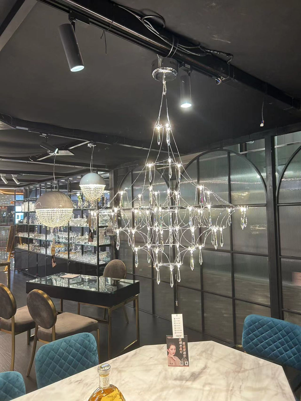 Allaeira Lustre Cristal Luxe Postmoderne - Neutralighting