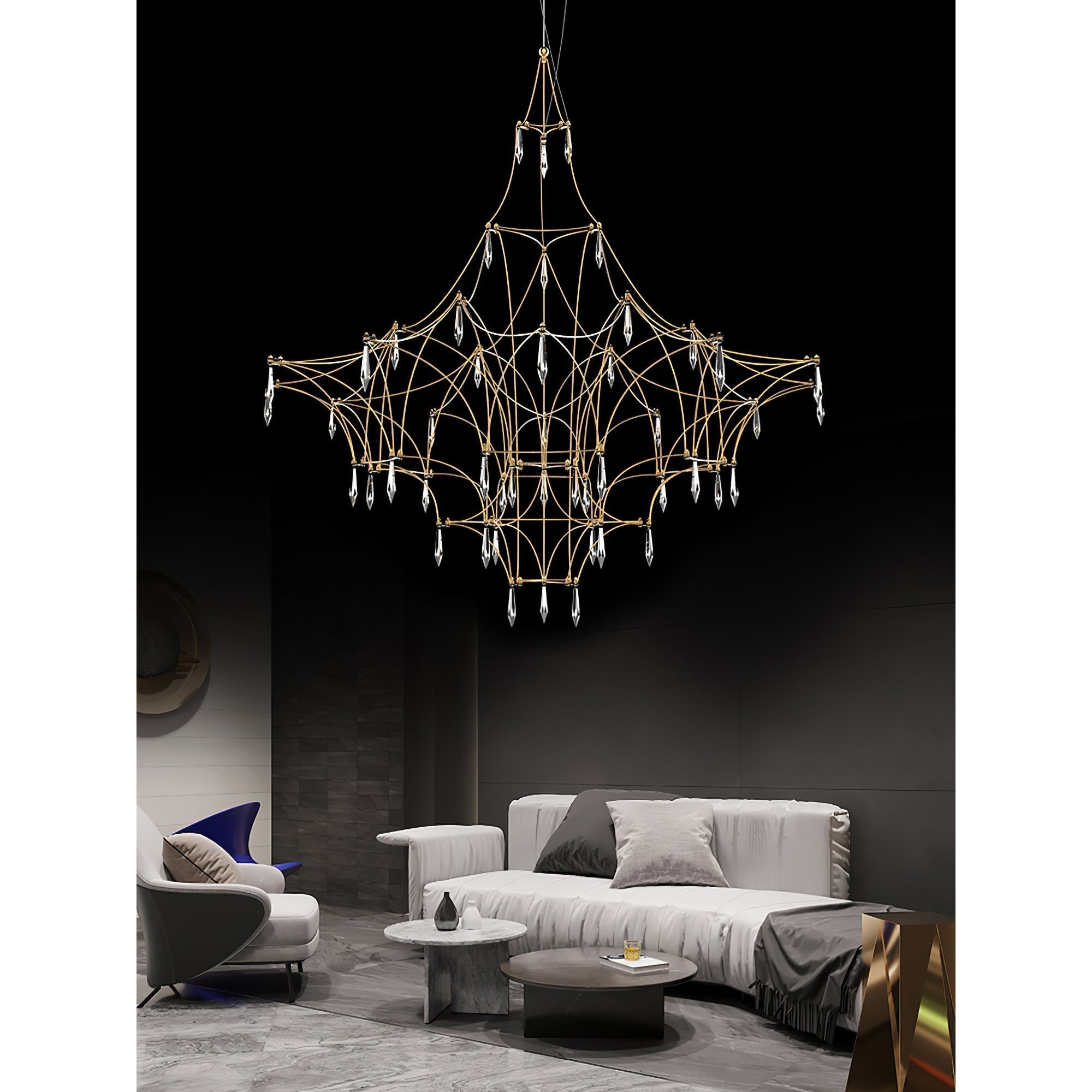 Allaeira Lustre Cristal Luxe Postmoderne - Neutralighting