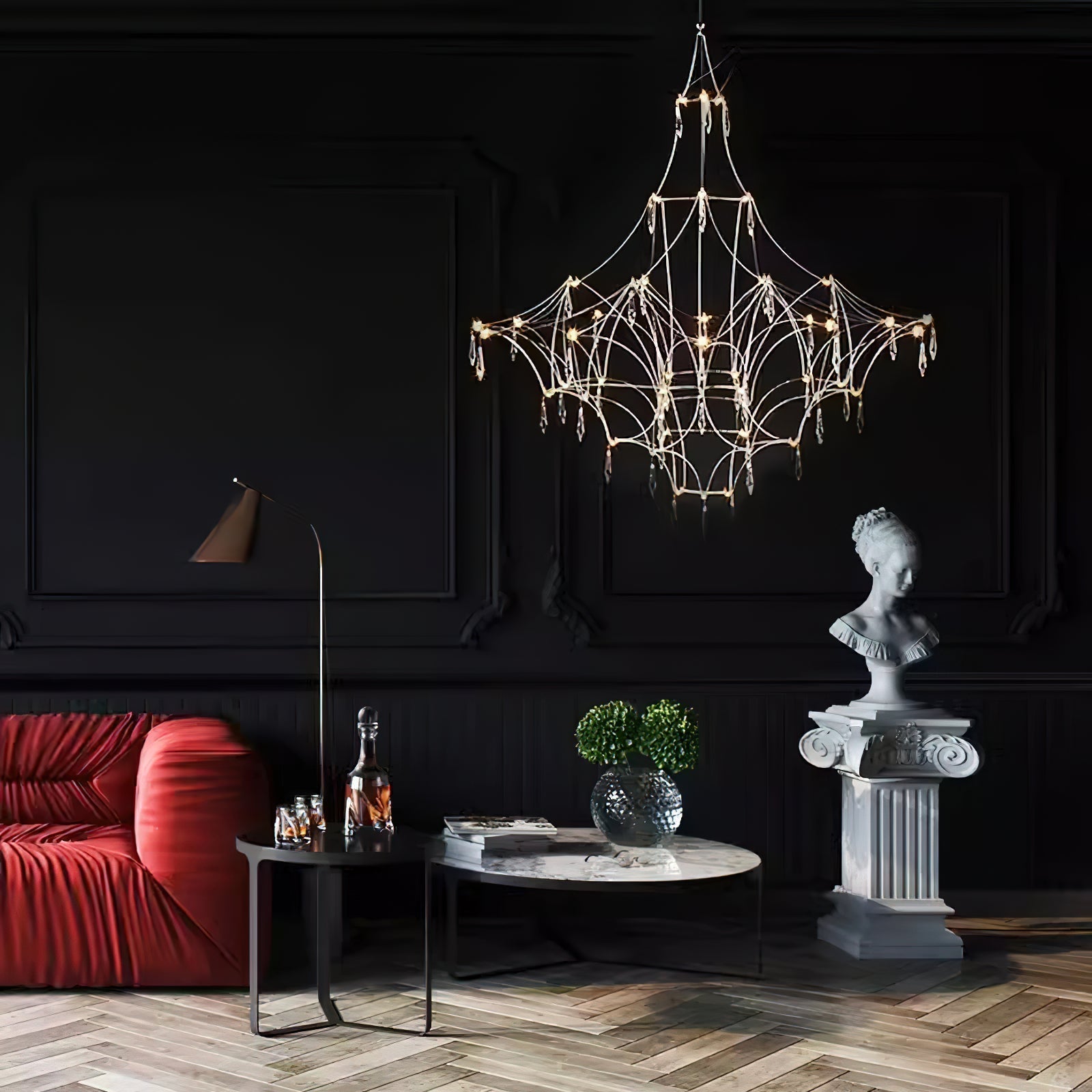 Allaeira Lustre Cristal Luxe Postmoderne - Neutralighting
