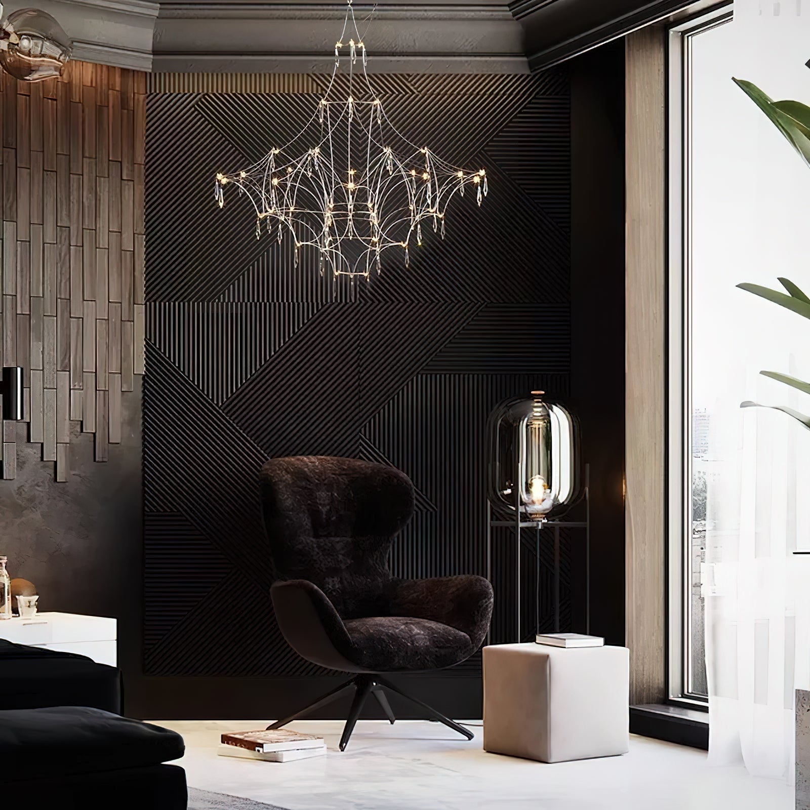 Allaeira Lustre Cristal Luxe Postmoderne - Neutralighting