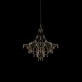 Lustra Chandelier en Acier Inoxydable et Cristal en Maille - Neutralighting