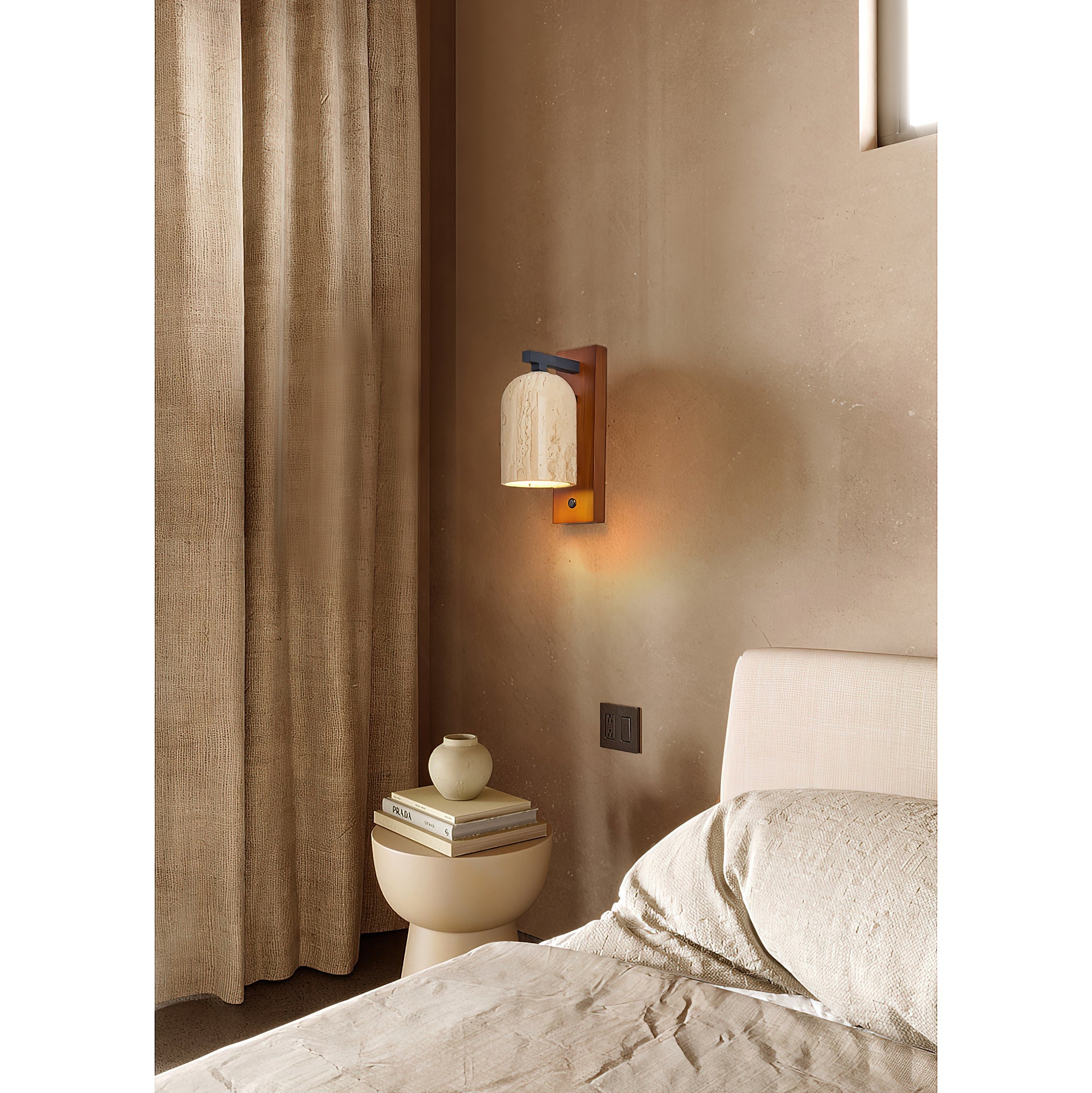 Cevenia Applique Murale Art Classique Naturel Travertin - Neutralighting