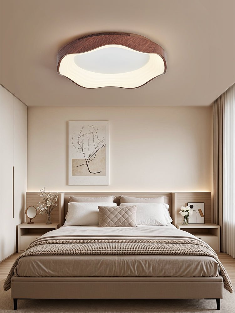 Esolarae Plafonnier en Plastique Art Nordique Vague - Neutralighting