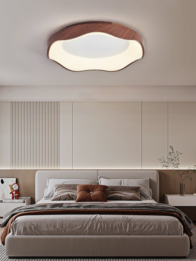 Esolarae Plafonnier en Plastique Art Nordique Vague - Neutralighting