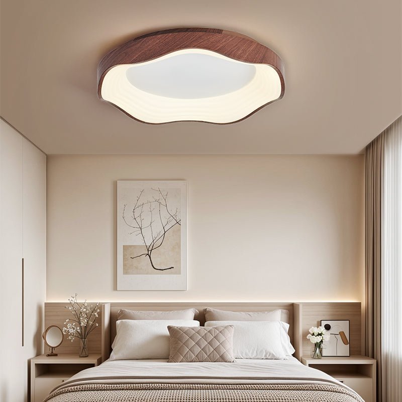 Esolarae Plafonnier en Plastique Art Nordique Vague - Neutralighting
