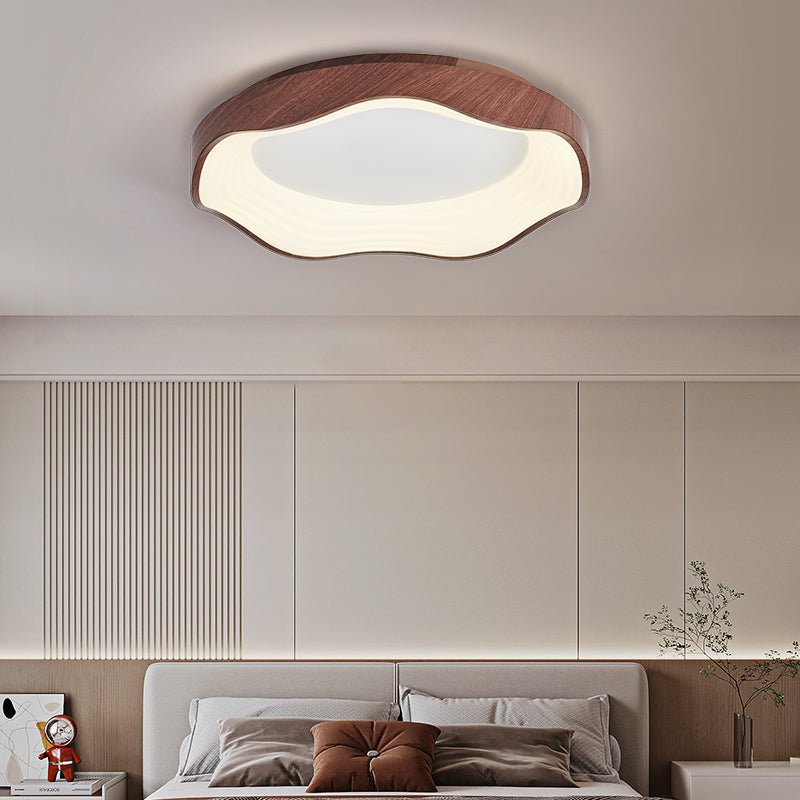 Esolarae Plafonnier en Plastique Art Nordique Vague - Neutralighting