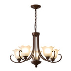Nydorisra Chandelier Verre Floral Vintage Élégance - Neutralighting