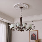 Nydorisra Chandelier Verre Floral Vintage Élégance - Neutralighting