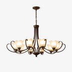 Nydorisra Chandelier Verre Floral Vintage Élégance - Neutralighting