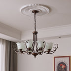 Nydorisra Chandelier Verre Floral Vintage Élégance - Neutralighting