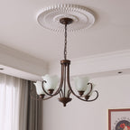 Nydorisra Chandelier Verre Floral Vintage Élégance - Neutralighting