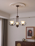 Nydorisra Chandelier Verre Floral Vintage Élégance - Neutralighting