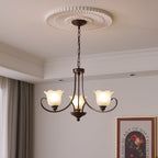 Nydorisra Chandelier Verre Floral Vintage Élégance - Neutralighting